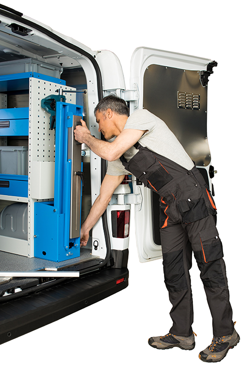 01 porta abrazaderas basculantes Tecnove