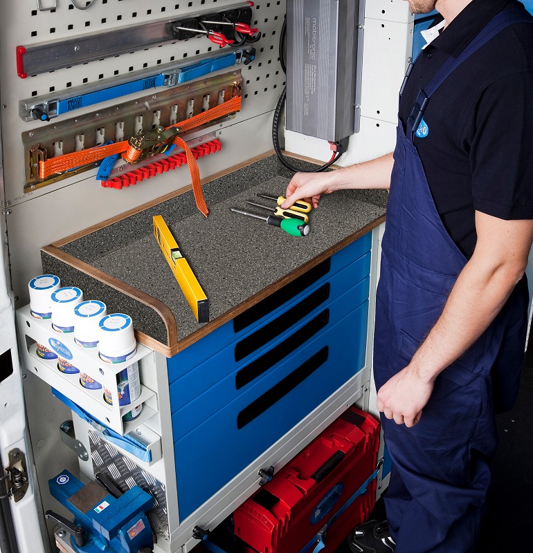 01 banco de trabajo de madera Tecnove