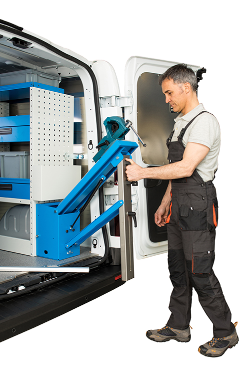 02 porta abrazaderas basculantes Tecnove