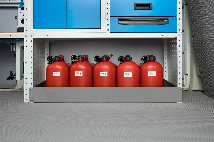 03 depósito con recipientes de plástico Tecnove